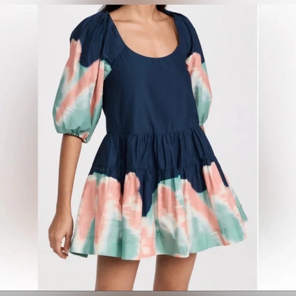 NWT Jonathan Simkhai L large dress Baylee Puff